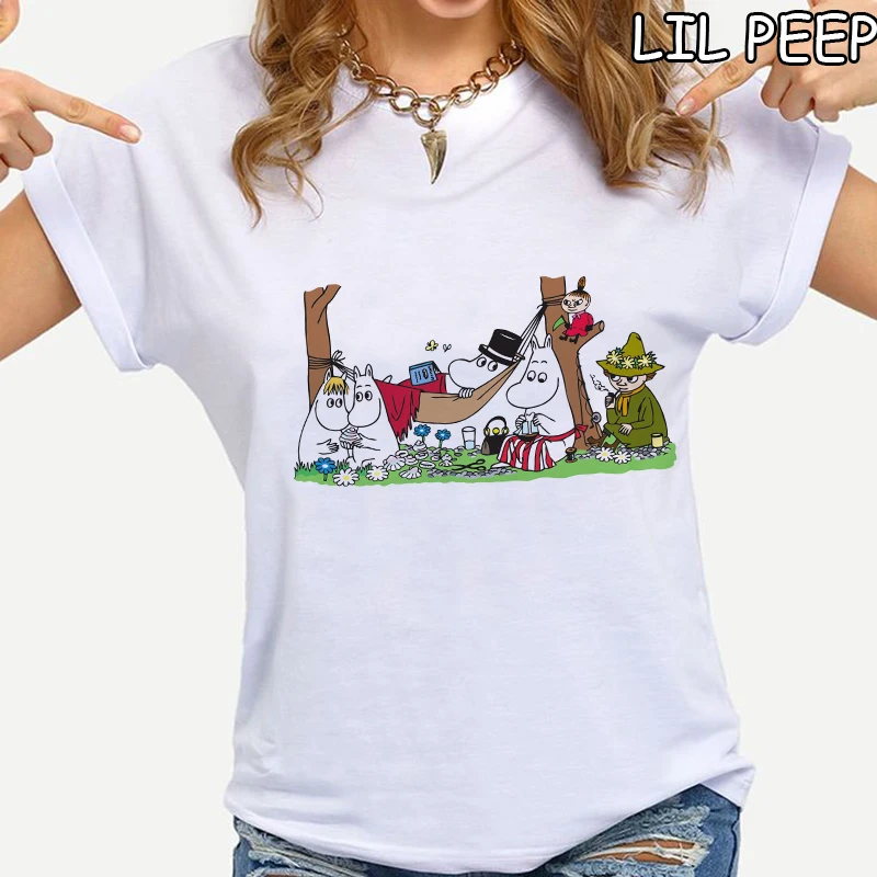 New Arrival 2019 Summer Moomin Print Graphic Tees Women Punk White Tshirt Japanese Short Sleeves Couple Clothes Kawaii Clothes
New Arrival 2019 Summer Moomin Print Graphic Tees Women Punk White Tshirt Japanese Short Sleeves Couple Clothes Kawaii Clothes