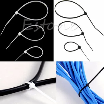 THINKTHENDO 1 Package(100Pcs) Black White Natural Nylon Plastic Cable Ties Zip Tie Wraps Travel Accessories 100mm 150mm 200mm
THINKTHENDO 1 Package(100Pcs) Black White Natural Nylon Plastic Cable Ties Zip Tie Wraps Travel Accessories 100mm 150mm 200mm