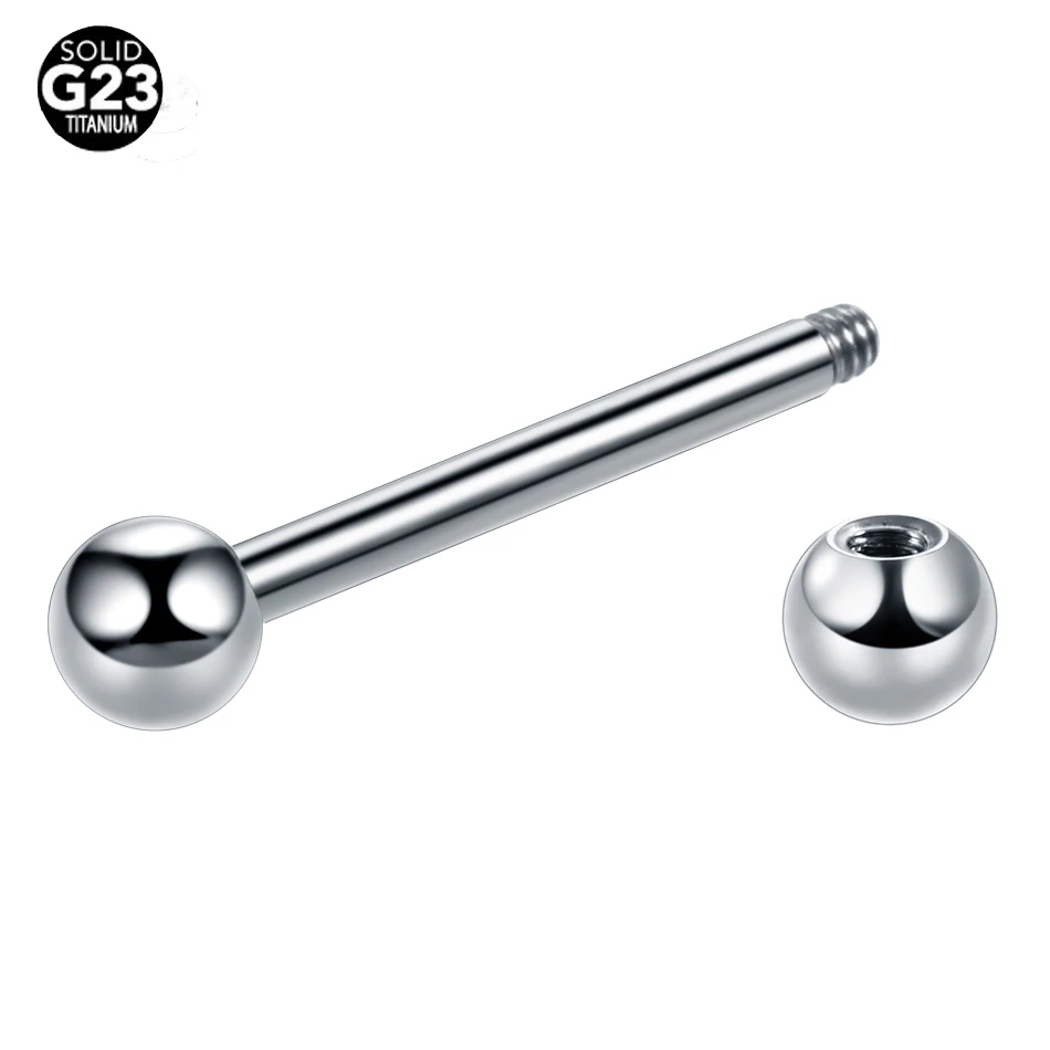 1PC G23 Grade Titanium Tongue Rings Barbell Piercing Jewelry piercing langue piercing bars tongue pircing ombligo
1PC G23 Grade Titanium Tongue Rings Barbell Piercing Jewelry piercing langue piercing bars tongue pircing ombligo
