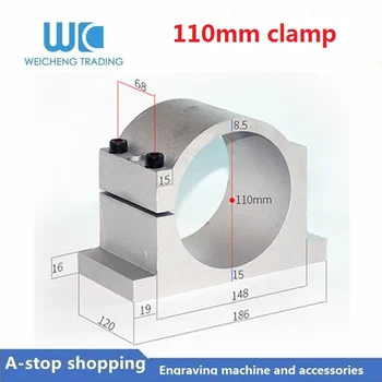 1pc Spindle Motor Brackets Engraving machine spindle motor holder 110mm with 3 screws
1pc Spindle Motor Brackets Engraving machine spindle motor holder 110mm with 3 screws