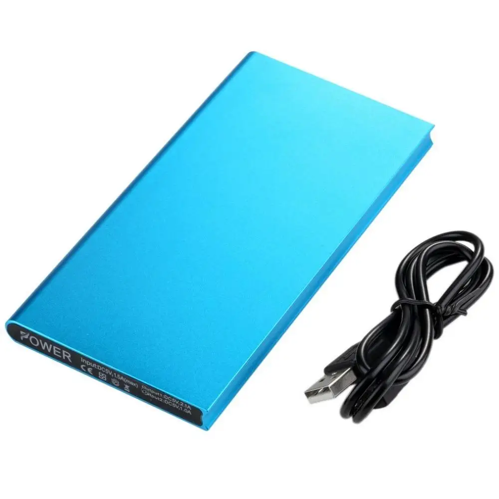20000mAh Ultra-thin Polymer Powerbank Dual USB Power Bank Portable External Battery Charger For Mobile Phones Tablets Poverbank
20000mAh Ultra-thin Polymer Powerbank Dual USB Power Bank Portable External Battery Charger For Mobile Phones Tablets Poverbank