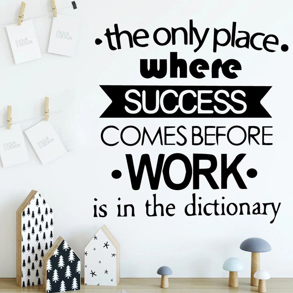 Cute Success quote Wall Sticker stickers muraux Vinyl Waterproof Wall Art Decal Stickers Wall Decals wallsticker
Cute Success quote Wall Sticker stickers muraux Vinyl Waterproof Wall Art Decal Stickers Wall Decals wallsticker