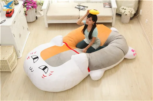 Fancytrader Giant Plush Stuffed Nyanko-sensei Cat Sofa Bed Tatami Sleeping Bag Great Novelty Gift 210cm X 150cm FT50671 (11)