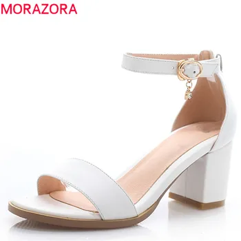 MORAZORA 2020 new arrival women sandals simple buckle summer shoes elegant party wedding shoes square high heels shoes woman
MORAZORA 2020 new arrival women sandals simple buckle summer shoes elegant party wedding shoes square high heels shoes woman