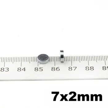 NdFeB Small Strong Permanent Magnet Disc Dia. 7 x 2mm Neodymium Magnet N42 Nickle Magnetics Art Craft Connection 100pcs
NdFeB Small Strong Permanent Magnet Disc Dia. 7 x 2mm Neodymium Magnet N42 Nickle Magnetics Art Craft Connection 100pcs