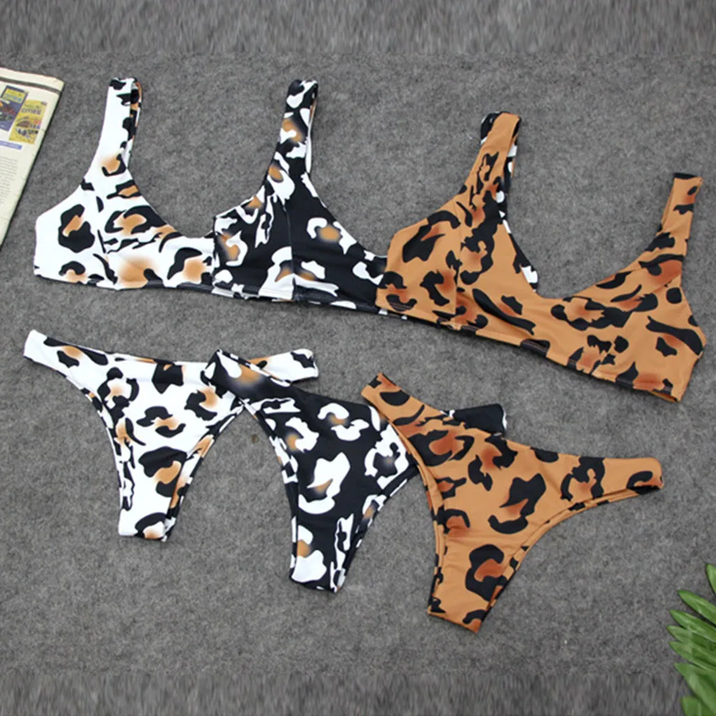 Bowknot Bikini Set Leopard Women Push-Up Two Piece Bathing Swimwear Sexy Micro Bikinis Beachwear Swimsuit Biquini#H
Bowknot Bikini Set Leopard Women Push-Up Two Piece Bathing Swimwear Sexy Micro Bikinis Beachwear Swimsuit Biquini#H
