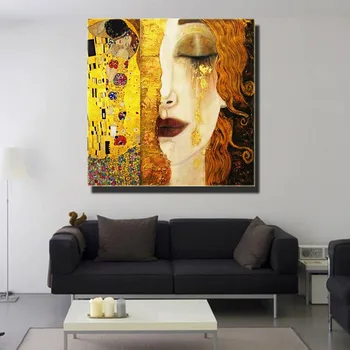 High Quality Oil painting Canvas Reproductions Golden Tears by Gustav Klimt Art Prints Picture for Living Room No Framed
High Quality Oil painting Canvas Reproductions Golden Tears by Gustav Klimt Art Prints Picture for Living Room No Framed