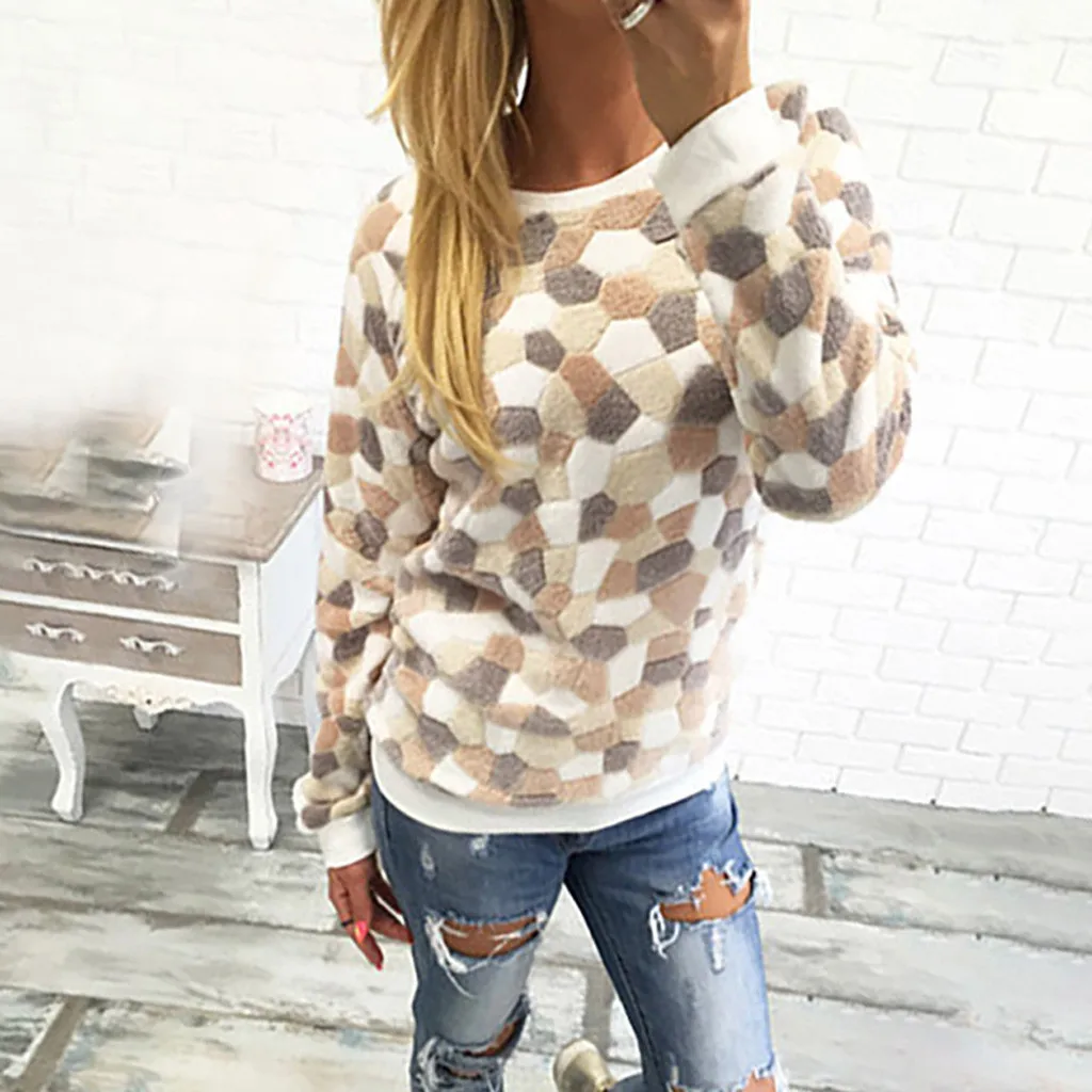 2019 New Women Sweater Pullover Fashion Casual O-Neck Long Sleeve Stone Printed Tops Sueter Mujer Invierno winter clothes
2019 New Women Sweater Pullover Fashion Casual O-Neck Long Sleeve Stone Printed Tops Sueter Mujer Invierno winter clothes