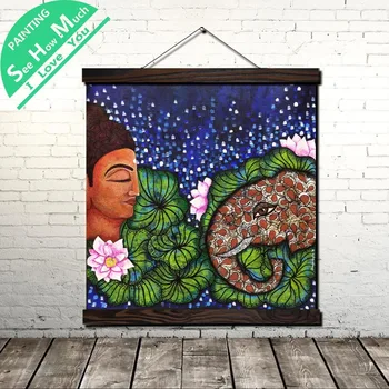 Painting Jumbo Buddha Scroll Painting Canvas Vintage Poster and Prints Wall Art Picture Living Room Bedroom Farmhouse Decoration
Painting Jumbo Buddha Scroll Painting Canvas Vintage Poster and Prints Wall Art Picture Living Room Bedroom Farmhouse Decoration