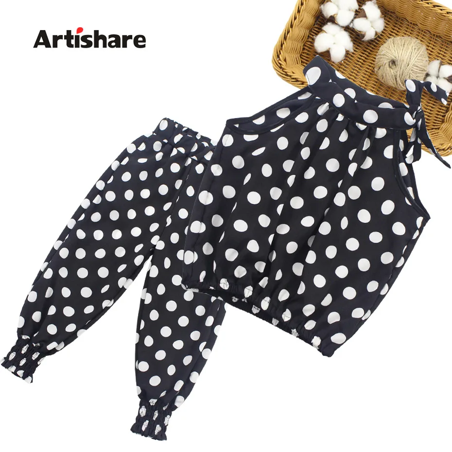 Girls Summer Clothes Set Dot Vest + Pants PCS Girls Outfits Teenage Clothes For Children 6 8 10 12 13 14 Year
Girls Summer Clothes Set Dot Vest + Pants PCS Girls Outfits Teenage Clothes For Children 6 8 10 12 13 14 Year