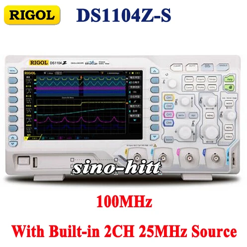 Rigol DS1104Z-S 4 Channel 100MHz 1GSa/s Digital Storage Oscilloscope with Signal souce RIGOL Scopemeter
Rigol DS1104Z-S 4 Channel 100MHz 1GSa/s Digital Storage Oscilloscope with Signal souce RIGOL Scopemeter