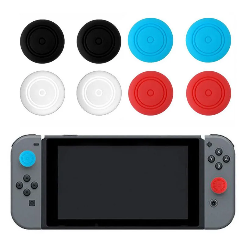 4Pieces Silicone Thumb Stick Grip Caps Gamepad Analog Joystick Cover Case For Nintend Switch NS Controller Joy-Con ThumbStick
4Pieces Silicone Thumb Stick Grip Caps Gamepad Analog Joystick Cover Case For Nintend Switch NS Controller Joy-Con ThumbStick