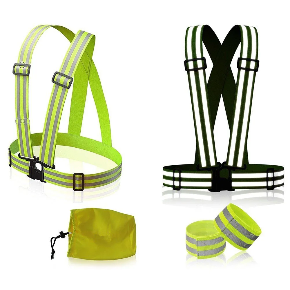 Reflective Vest 360 Degrees High Visibility Safety Vest One Size Fits All!Great for Running, Jogging, Walking, Cycling & Safety
Reflective Vest 360 Degrees High Visibility Safety Vest One Size Fits All!Great for Running, Jogging, Walking, Cycling & Safety