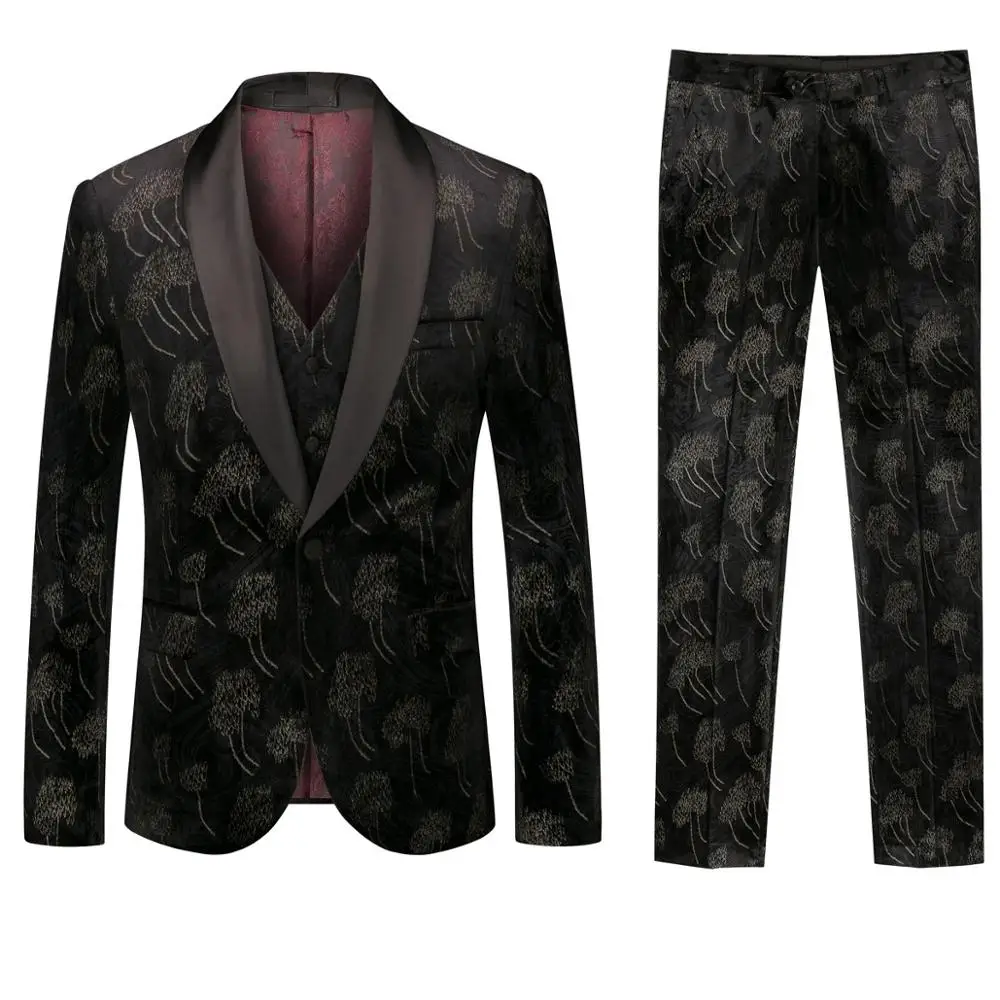 New Design Mens Europe and American Stylish Jacquard Pattern Suits Stage Singer Wedding Groom Tuxedo Costume 3xl Palace men suit
New Design Mens Europe and American Stylish Jacquard Pattern Suits Stage Singer Wedding Groom Tuxedo Costume 3xl Palace men suit