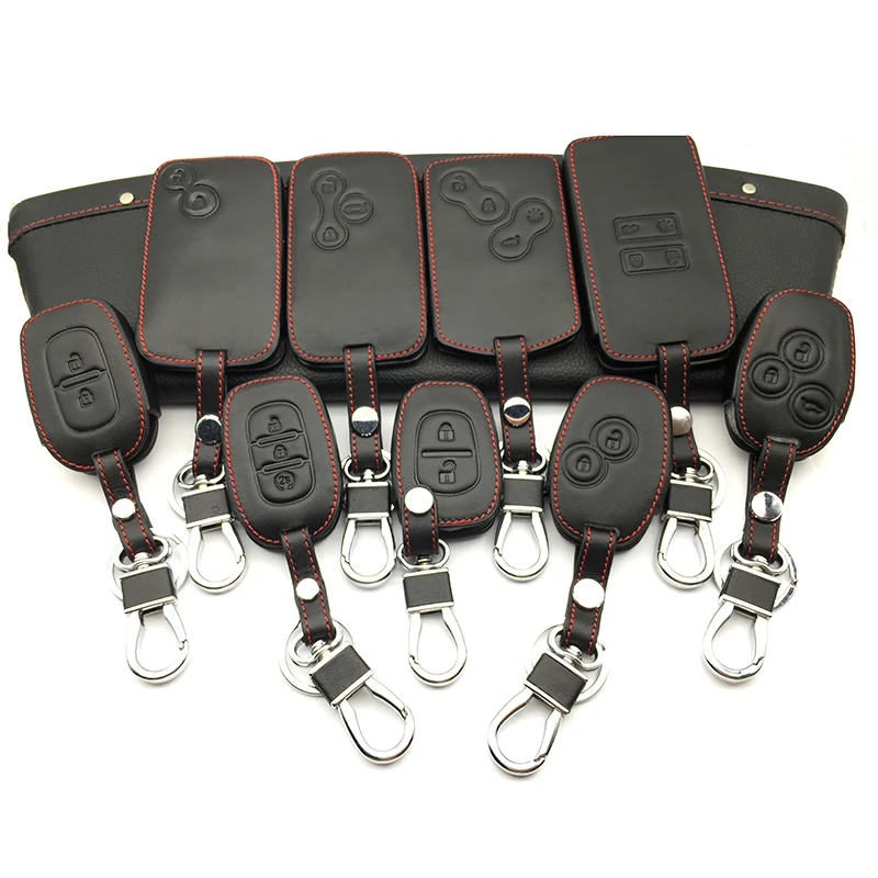 Leather Car Key Case Cover For Renault Koleos Remote Protective 2/3/4 Button Car Holder Keyboard cover car keys accessories
Leather Car Key Case Cover For Renault Koleos Remote Protective 2/3/4 Button Car Holder Keyboard cover car keys accessories