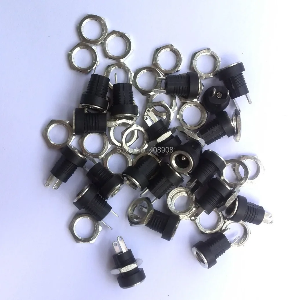 100pcs/lot Copper 5.5mm x 2.1mm DC Socket Power Charger Plug DC JACK Panel Mount Screw Nut
100pcs/lot Copper 5.5mm x 2.1mm DC Socket Power Charger Plug DC JACK Panel Mount Screw Nut