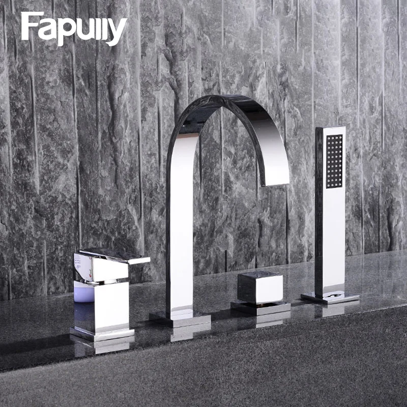 Fapully Bathroom Sink Faucet Flexible Hand Spray Chrome Basin Faucet Single Handle Pull Out Hot&Cold Water Mixer Bathtub Taps
Fapully Bathroom Sink Faucet Flexible Hand Spray Chrome Basin Faucet Single Handle Pull Out Hot&Cold Water Mixer Bathtub Taps