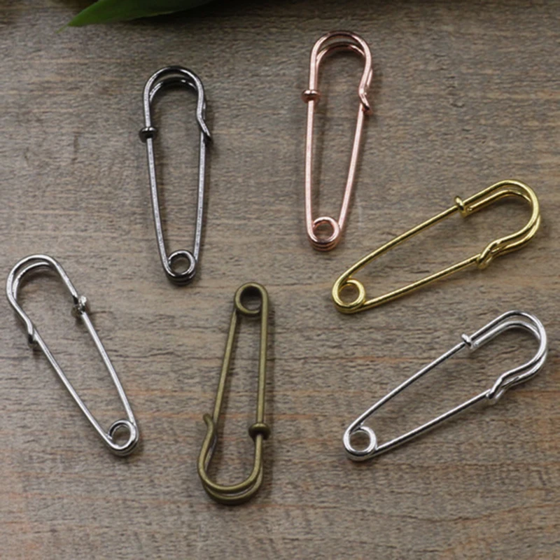 20pcs/lot Gold Silver Color 45mm Brooch Pin Trays Safety Pin Brooch Pin Base Blank Settings for DIY Jewelry Making Findings
20pcs/lot Gold Silver Color 45mm Brooch Pin Trays Safety Pin Brooch Pin Base Blank Settings for DIY Jewelry Making Findings