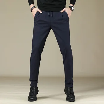 HCXY 2019 Spring Autumn Men's Elastic waist Casual Pants Men Trousers Comfortable Stretch fabric slim fit Solid color Plus size
HCXY 2019 Spring Autumn Men's Elastic waist Casual Pants Men Trousers Comfortable Stretch fabric slim fit Solid color Plus size
