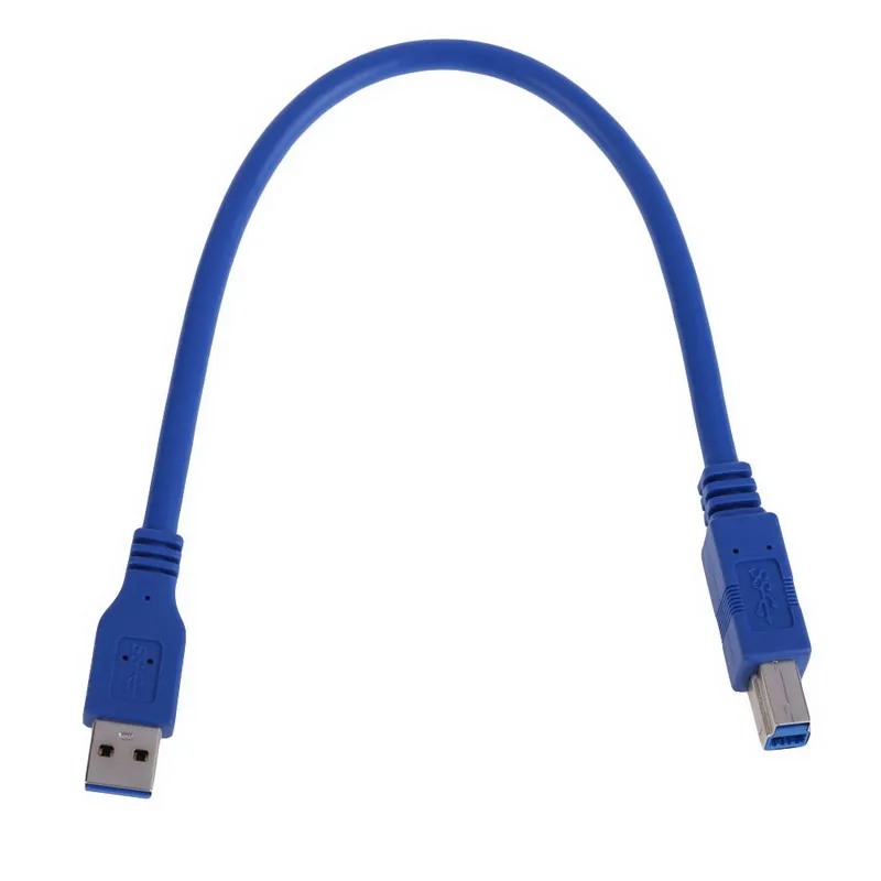 0.3M USB Rev3.0/2.0/1.1 Super Speed Data Cable Male to Male USB 3.0 Type A to Type B Data Transfer Cable Cord Wire for Printer
0.3M USB Rev3.0/2.0/1.1 Super Speed Data Cable Male to Male USB 3.0 Type A to Type B Data Transfer Cable Cord Wire for Printer