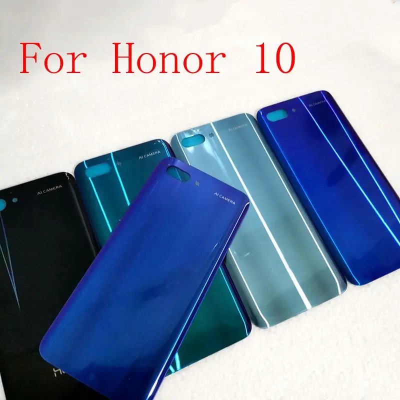 Задняя крышка для Huawei Honor 10 стеклянная панель задней панели чехол задняя