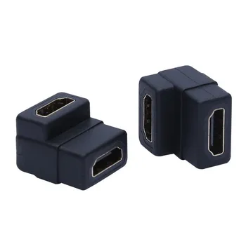 Right Angled 90 Degree HDMI Female To HDMI 1.4 Female extension Gold Converter Adapter 5pcies/lot
Right Angled 90 Degree HDMI Female To HDMI 1.4 Female extension Gold Converter Adapter 5pcies/lot