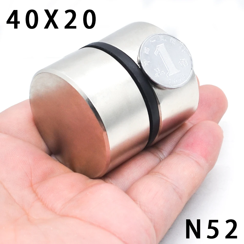 2pcs Neodymium Magnet 40x20 mm Super Strong Round Rare earth Powerful NdFeB Gallium metal magnetic speaker N35 40*20 Disc
2pcs Neodymium Magnet 40x20 mm Super Strong Round Rare earth Powerful NdFeB Gallium metal magnetic speaker N35 40*20 Disc