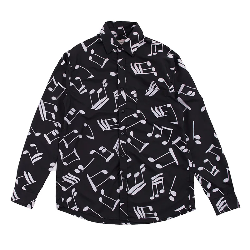 Plegie Note Printing Long Sleeve Shirts 2019 New Autumn Checkered Men's Shirts High Street Shirts Streetwear Clothing black
Plegie Note Printing Long Sleeve Shirts 2019 New Autumn Checkered Men's Shirts High Street Shirts Streetwear Clothing black