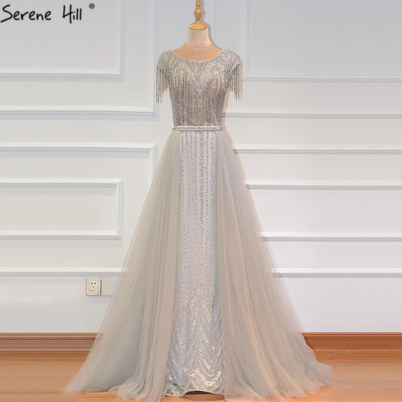 Serene Hill Latest Design Grey Crystal Tassel Evening Dresses 2019 Dubai Sleeveless Luxury Evening Gowns Serene Hill BLA60874
Serene Hill Latest Design Grey Crystal Tassel Evening Dresses 2019 Dubai Sleeveless Luxury Evening Gowns Serene Hill BLA60874