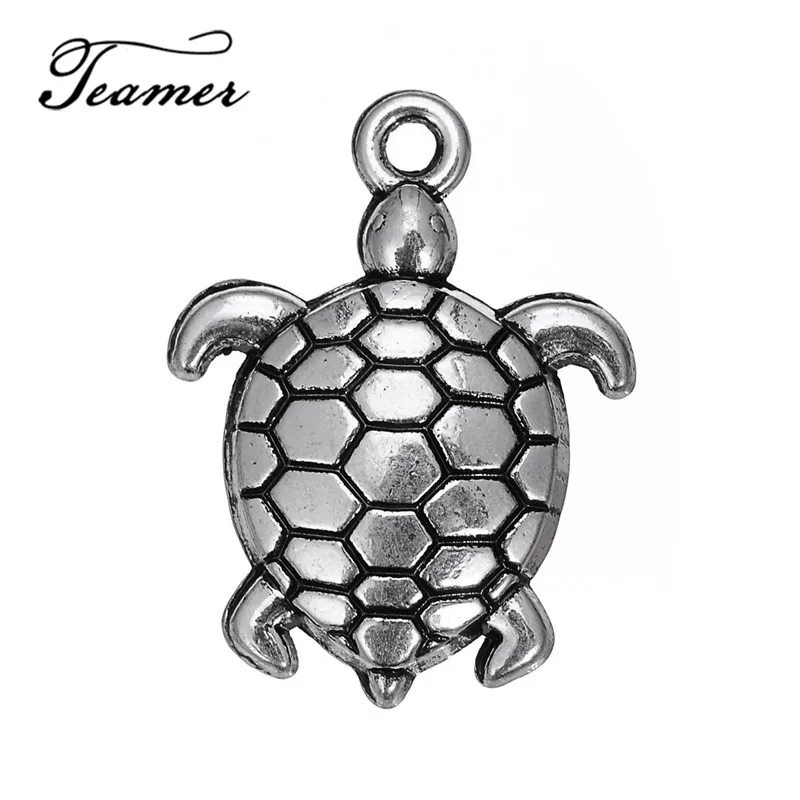 Teamer 5pcs/lot Zinc Alloy Sea Animal Turtle Charm Diy Jewelry Findings Accessories Metal Charms Pendants for Pendant Necklace
Teamer 5pcs/lot Zinc Alloy Sea Animal Turtle Charm Diy Jewelry Findings Accessories Metal Charms Pendants for Pendant Necklace