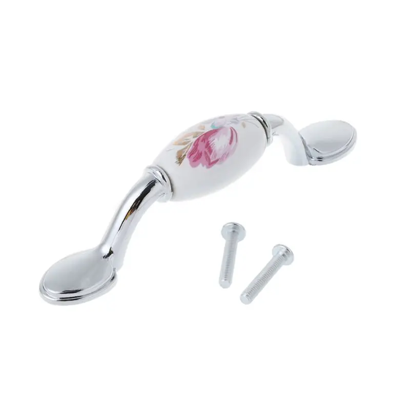 Tulip Printing European Pastoral Ceramic Handle Modern Minimalist Bright Chrome Cabinet Drawers Shoe Cabinet Cabinet Door Handle
Tulip Printing European Pastoral Ceramic Handle Modern Minimalist Bright Chrome Cabinet Drawers Shoe Cabinet Cabinet Door Handle