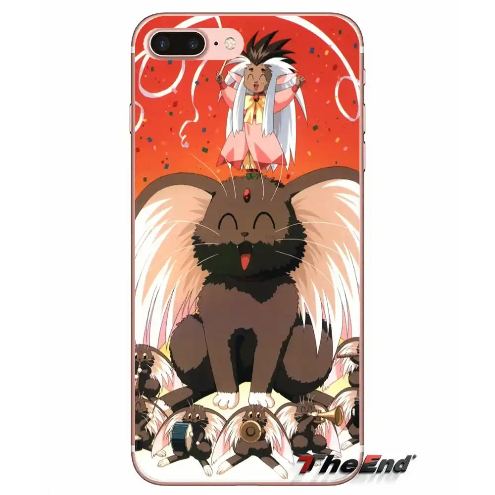 tenchi in tokyo anime silicone phone bag case for