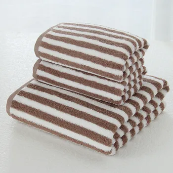 3 Pieces Striped Cotton Towel Set for Men 2pcs Face Washcloth Hand Towels 1pc Bath Towel Travel Beach Shower Bathroom Towel Set
3 Pieces Striped Cotton Towel Set for Men 2pcs Face Washcloth Hand Towels 1pc Bath Towel Travel Beach Shower Bathroom Towel Set