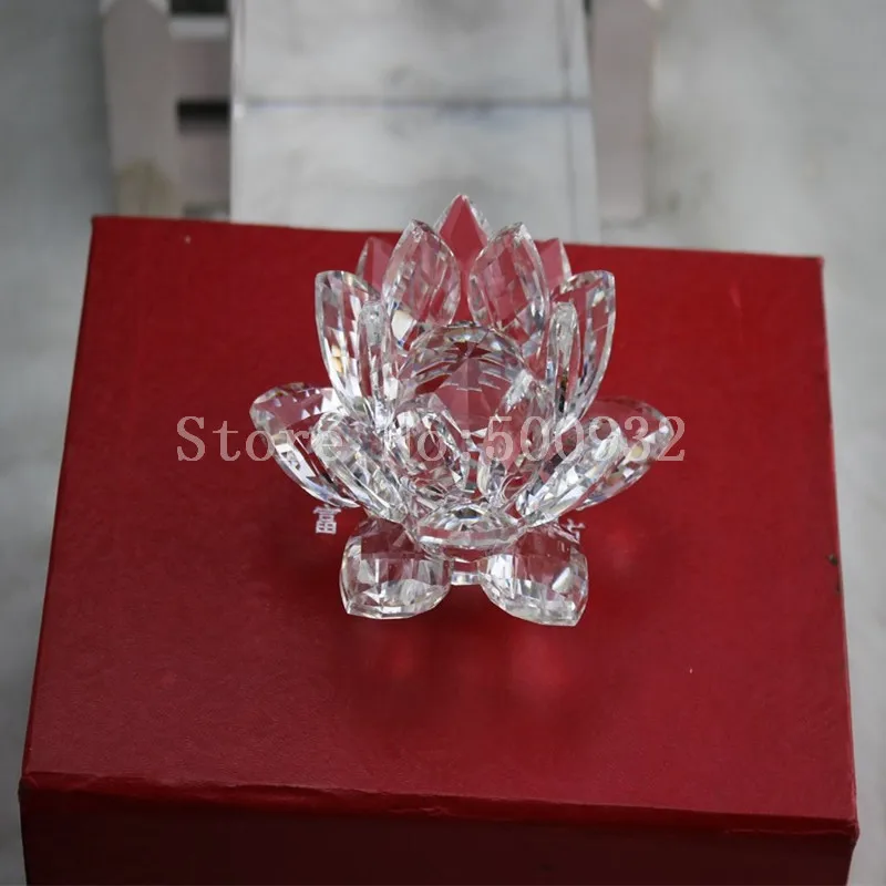 Free shipping 8cm transparent crystal Lotus decoration crystal gifts crafts products
Free shipping 8cm transparent crystal Lotus decoration crystal gifts crafts products