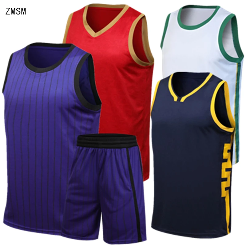 ZMSM Adult Basketball jersey Set High Quality Men City Blank Training Basketball Uniform Custom Double Pocket Shorts Sports Suit
ZMSM Adult Basketball jersey Set High Quality Men City Blank Training Basketball Uniform Custom Double Pocket Shorts Sports Suit
