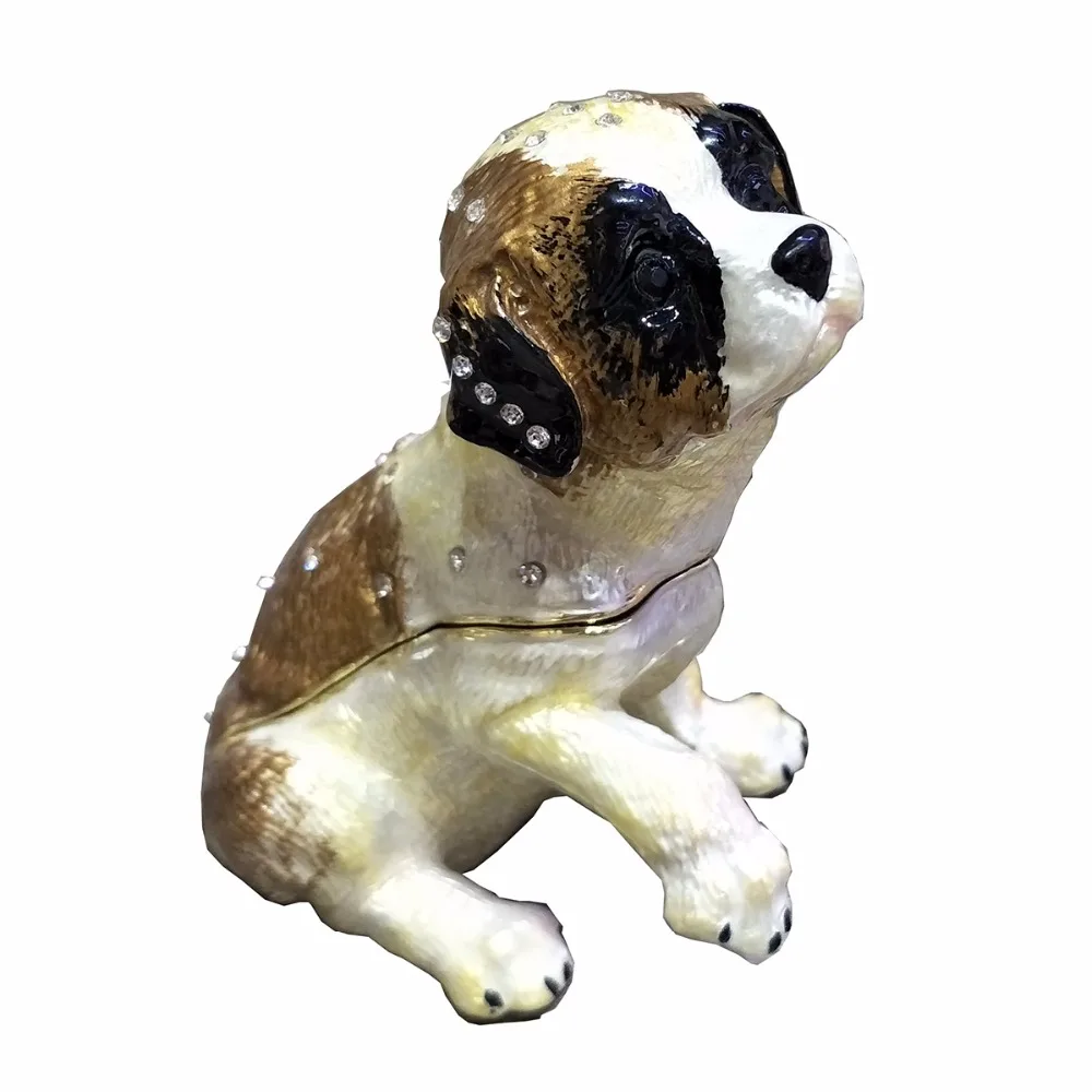 Saint Bernard Dog Big Trinket & Jewelry Box Necklace Container Ring Holder Pewter Dog Figures & Statues Gifts for Pet Lover
Saint Bernard Dog Big Trinket & Jewelry Box Necklace Container Ring Holder Pewter Dog Figures & Statues Gifts for Pet Lover