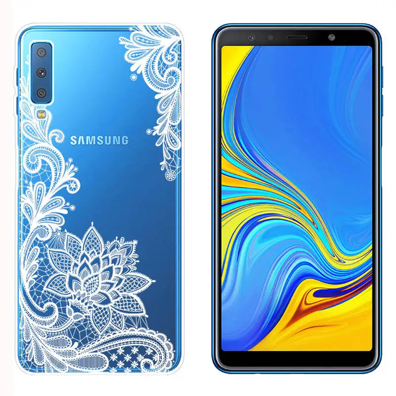 Arvin Silicone Fundas for Samsung Galaxy A7 2018 A5 A8 Plus 2018 Soft TPU Phone Cases FOR Samsung A750F Painted Case for A320 (3)