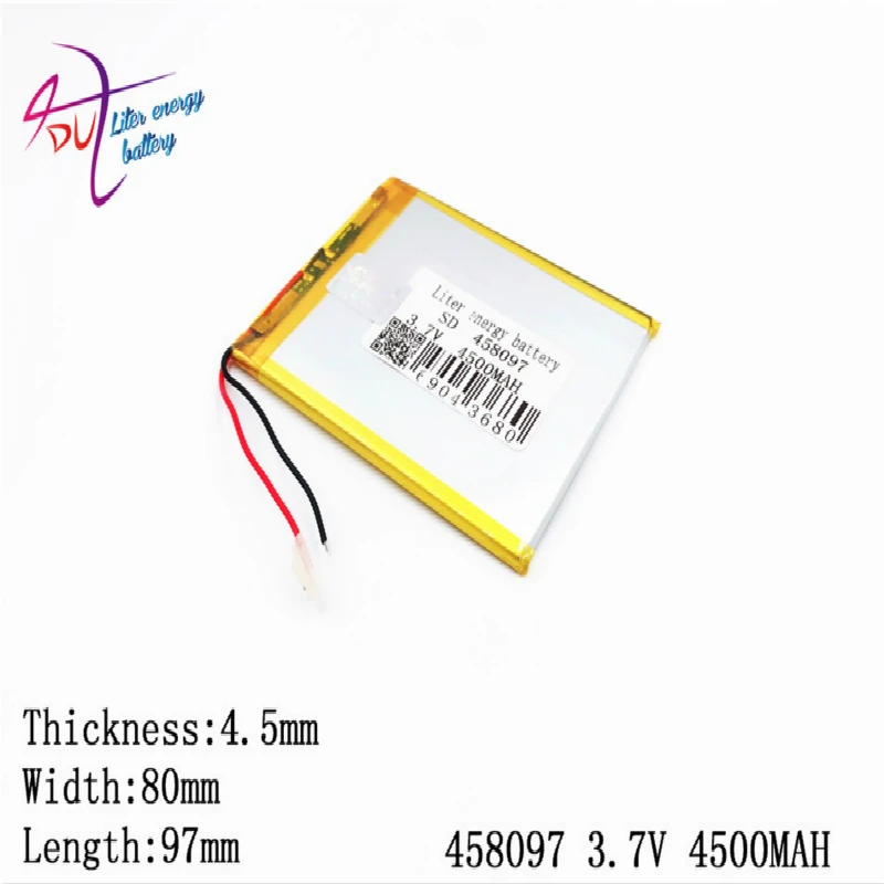 Big sale PL458097 4080100 lithium polymer battery 3.7V 4500MAH battery for tablet PC
Big sale PL458097 4080100 lithium polymer battery 3.7V 4500MAH battery for tablet PC
