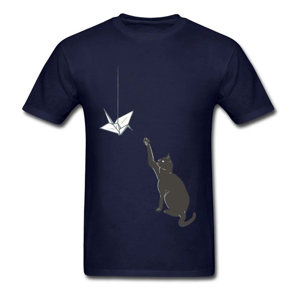 Origami cat_navy