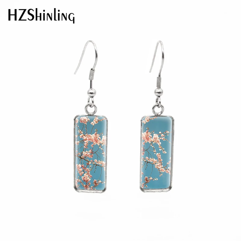 2019 New Cherry Blossom Rectangular Earring Glass Dome Jewelry Pink Flowers Art Floral Square Fish Hook Earrings
2019 New Cherry Blossom Rectangular Earring Glass Dome Jewelry Pink Flowers Art Floral Square Fish Hook Earrings