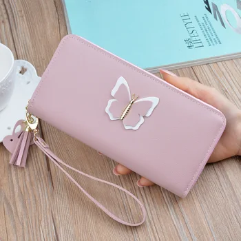 Fashion Butterfly Women Wallet Wrist Case Long Section Money Pocket Pouch Handbag Women's Purse Card Holders Carteira Feminina
Fashion Butterfly Women Wallet Wrist Case Long Section Money Pocket Pouch Handbag Women's Purse Card Holders Carteira Feminina