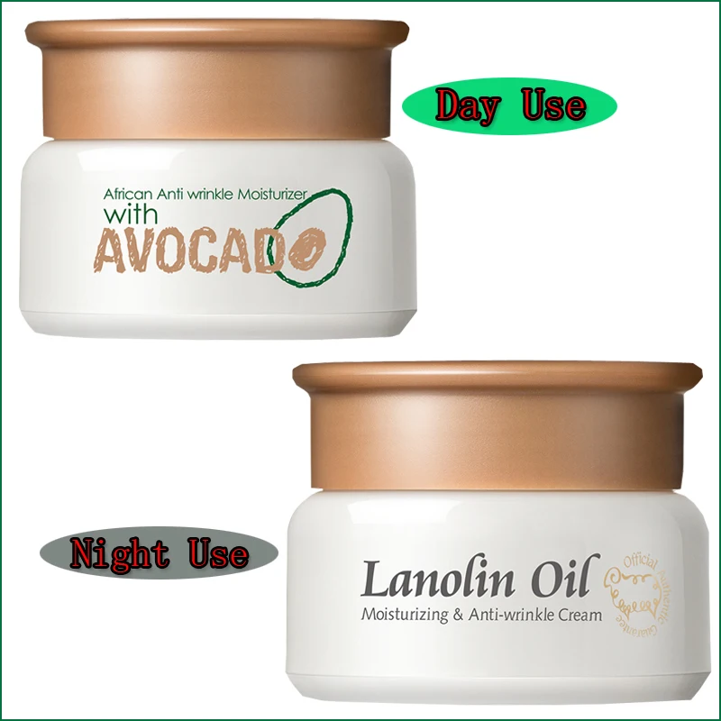 Lanolin Cream +Avocado Anti Wrinkle Nourishing Anti Wrinkle Faical Skin Care Moisturizer Repair Face Cream Day And Night Set
Lanolin Cream +Avocado Anti Wrinkle Nourishing Anti Wrinkle Faical Skin Care Moisturizer Repair Face Cream Day And Night Set