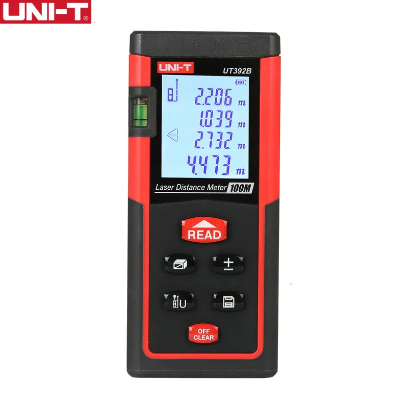 

UNI-T UT392B Laser Distance Meters 100 m Range Area Volume Add Subtract Continuous Measurement Rangefinder