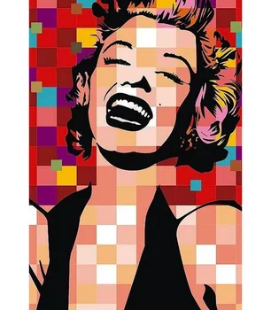 Modern handmade painting POP ART movie star Marilyn Monroe on oil canvas for living room dedor and wallpaper 
Modern handmade painting POP ART movie star Marilyn Monroe on oil canvas for living room dedor and wallpaper