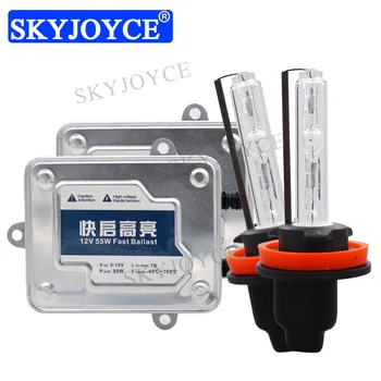 SKYJOYCE 55W HID Kit H1 H7 H11 9005 9006 D2H Car Headlight Cnlight Bulb Kit 4300K 5000K 6000K Fast Bright 55W Ballast HID Kit
SKYJOYCE 55W HID Kit H1 H7 H11 9005 9006 D2H Car Headlight Cnlight Bulb Kit 4300K 5000K 6000K Fast Bright 55W Ballast HID Kit