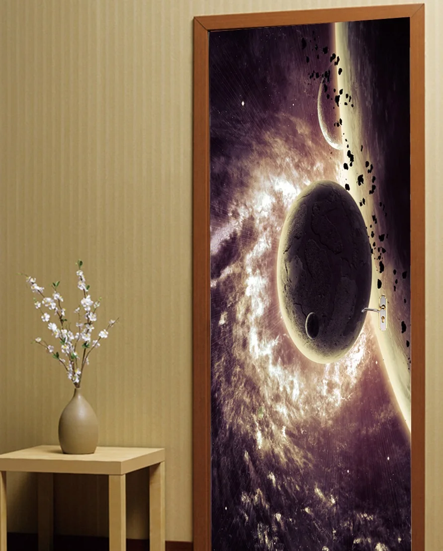 Planet Meteor Abstract 3D Door Stickers Planets Stickers Bedroom Living Room Door Background Decorative PVC Wall Door Stickers
Planet Meteor Abstract 3D Door Stickers Planets Stickers Bedroom Living Room Door Background Decorative PVC Wall Door Stickers
