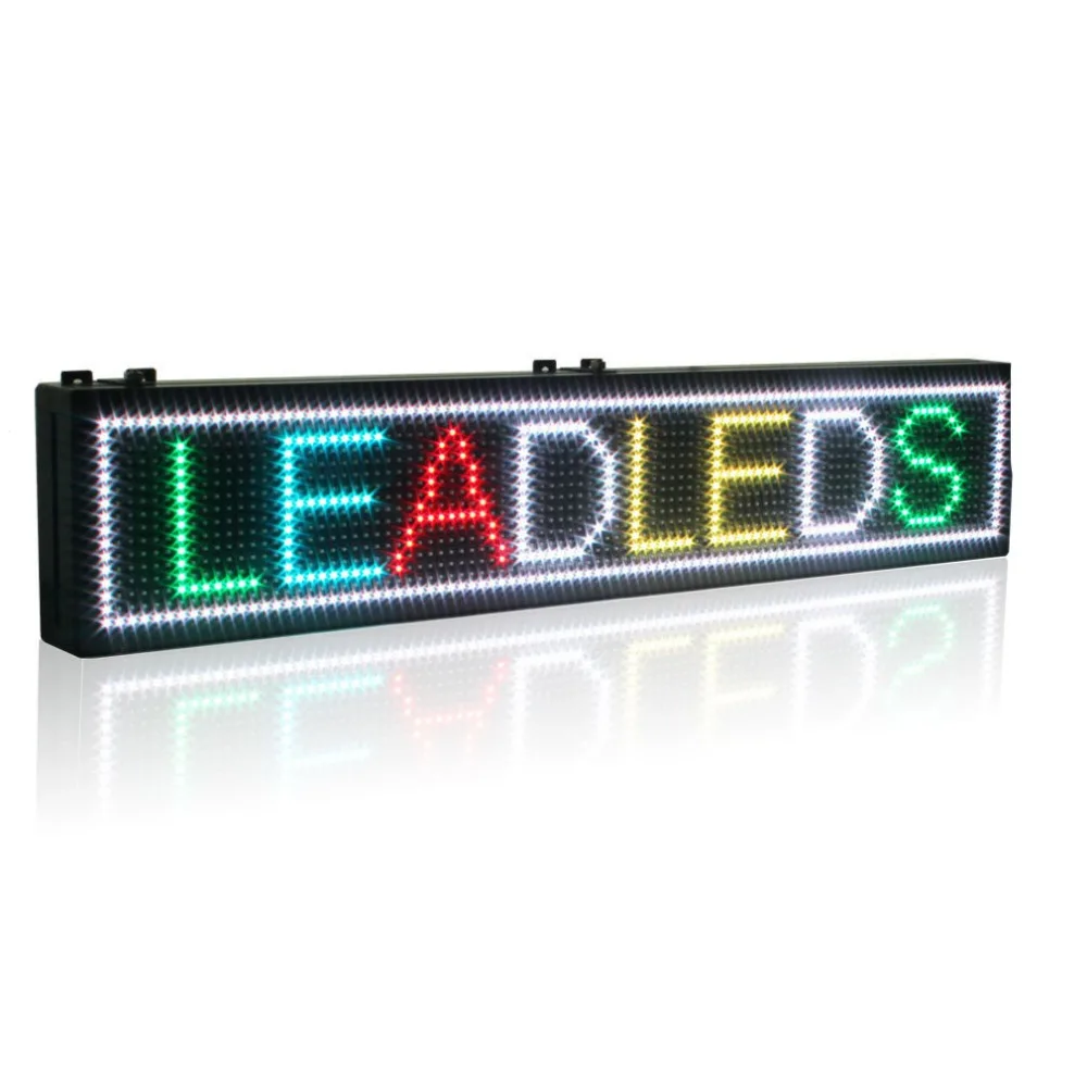 P10 indoor RGB Programmable LED Sign Rainbow Scrolling Message Display Increasing Your Business
P10 indoor RGB Programmable LED Sign Rainbow Scrolling Message Display Increasing Your Business