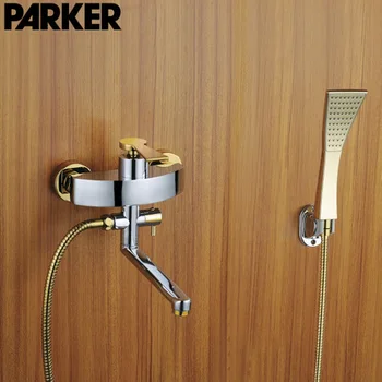 Copper faucet lengthened bathtub faucet 360 golden bath shower faucet drawing simple suit
Copper faucet lengthened bathtub faucet 360 golden bath shower faucet drawing simple suit