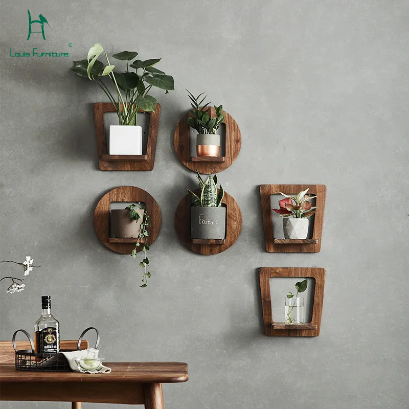 Louis Fashion Plant Shelves Black Walnut Wooden Flower Solid Wall Flower Rack Living Room Potted Balcony Chlorophytum Plant
Louis Fashion Plant Shelves Black Walnut Wooden Flower Solid Wall Flower Rack Living Room Potted Balcony Chlorophytum Plant