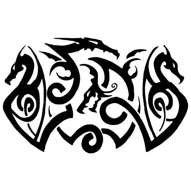18cm*11.3cm Tribal Dragon Vinyl Car-Styling Motorcycle Car Stickers Decals Black/Silver S6-3063
18cm*11.3cm Tribal Dragon Vinyl Car-Styling Motorcycle Car Stickers Decals Black/Silver S6-3063